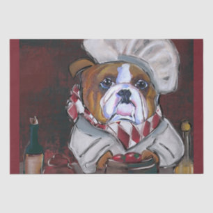 Bulldog  tissue paper