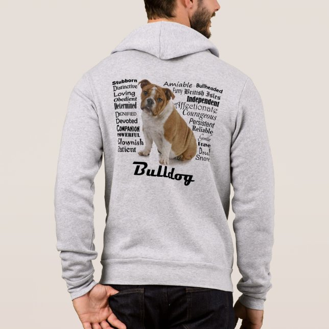 Bulldog Traits Hoodie (Back)