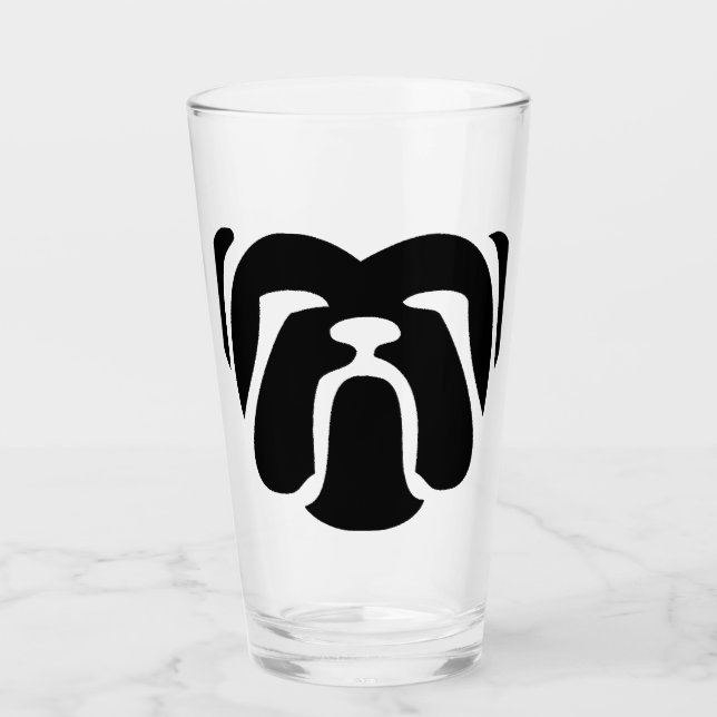 bulldog tribal glass (Front)