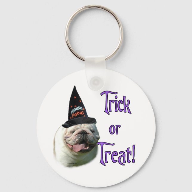 Bulldog Trick Keychain (Front)