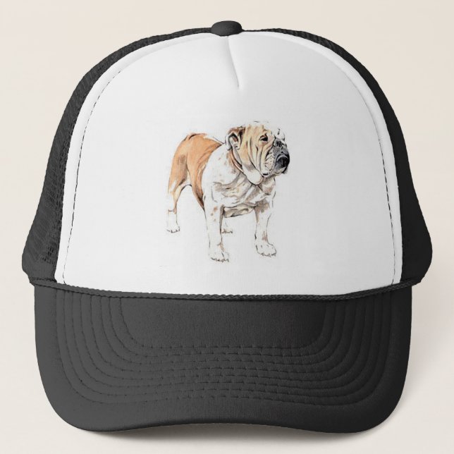 Bulldog Trucker Hat (Front)