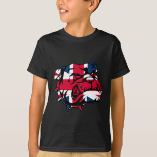 Bulldog Union Jack Flag T-Shirt