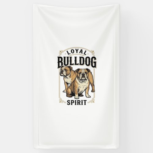 Bulldog Vintage Shirt Twin Bulldogs Engraving Tee_ Banner