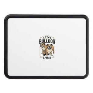 Bulldog Vintage Shirt Twin Bulldogs Engraving Tee_ Hitch Cover