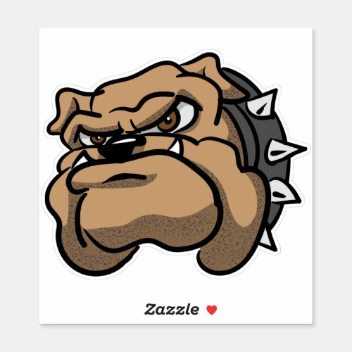 Bulldog Vinyl Sticker