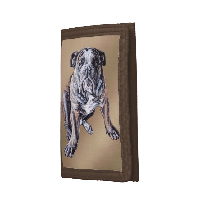 Bulldog Wallet English Bulldog Dog Wallet Gifts (Side)