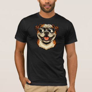 Bulldog Wearing Sunglasses T-Shirt