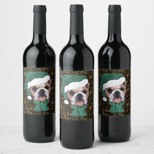 Bulldog    wine label