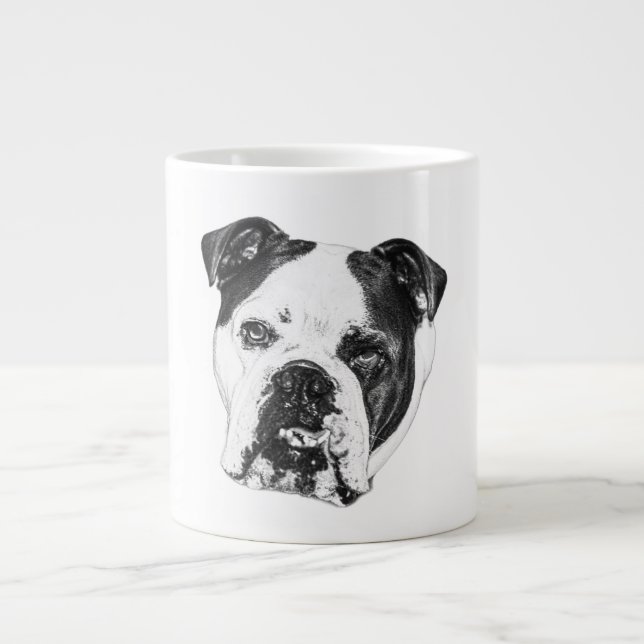 Bulldog Winter Morning Mug (Front)