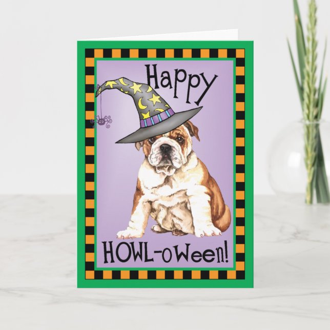 Bulldog Witch Card (Front)