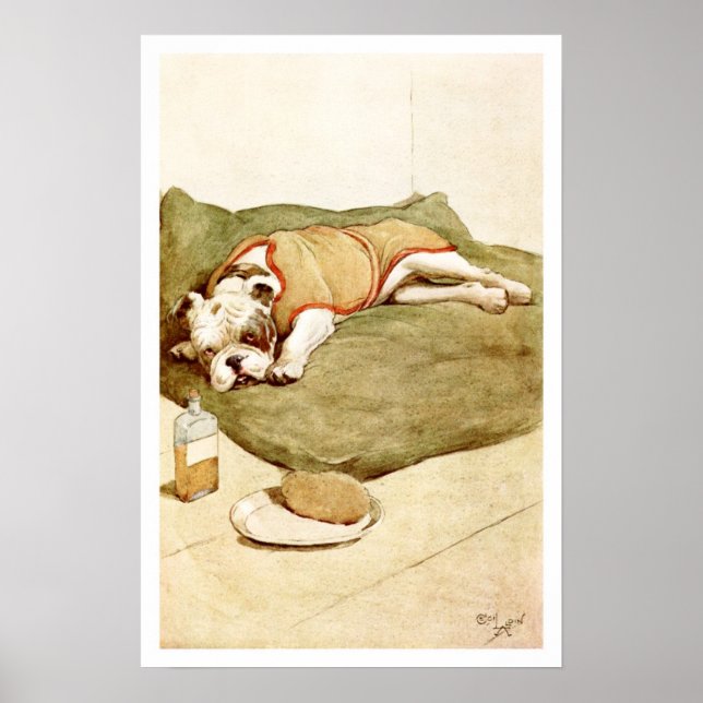 Bulldog with a Mysterious Illness Poster (Front)