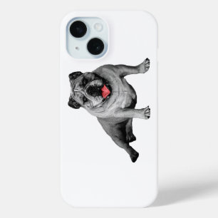 Bulldog with Red Flair Case