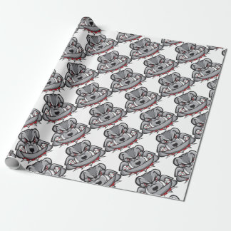 bulldog wrapping paper