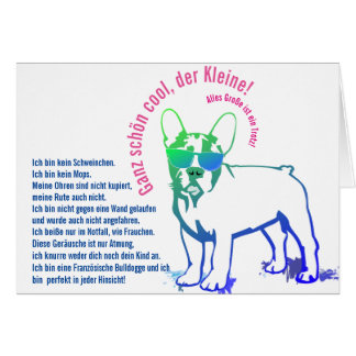 Bulldogge Karten Cards