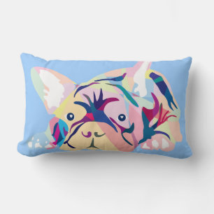 Bulldoggen Pastell Kissen Lumbar Pillow