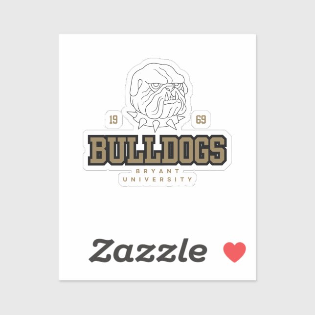 Bulldogs – Bryant University Sticker (Sheet)