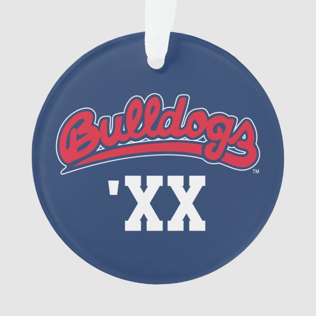 Bulldogs Class Year Ornament (Front)