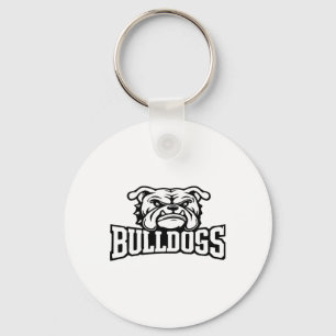 Bulldogs Mascot Back To School Team Spirit Keychain