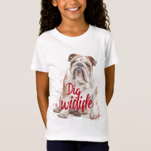 Bulldogs Mascot – Bold and Colorful Team Spirit De T-Shirt