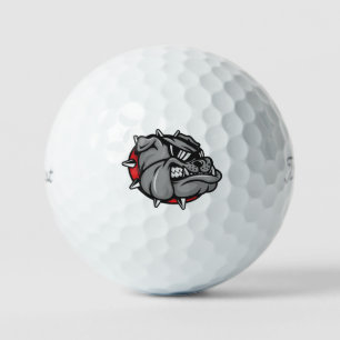 Bulldogs Mascot Golf Balls