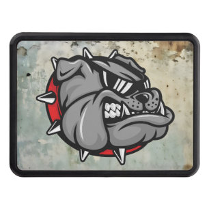 Bulldogs Mascot Hitch Cover