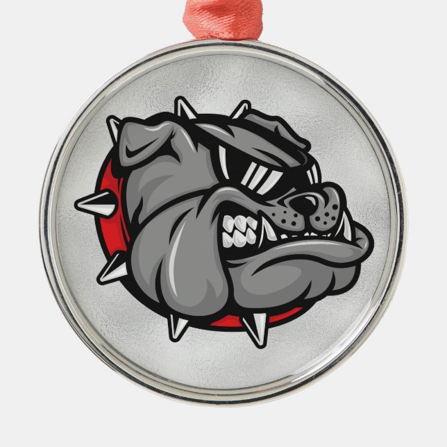 Bulldogs Mascot Ornament (Front)