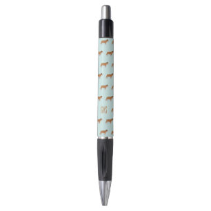 Bulldogs Pattern Monogram Pen