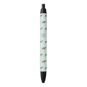 Bulldogs Pattern Monogram Pen