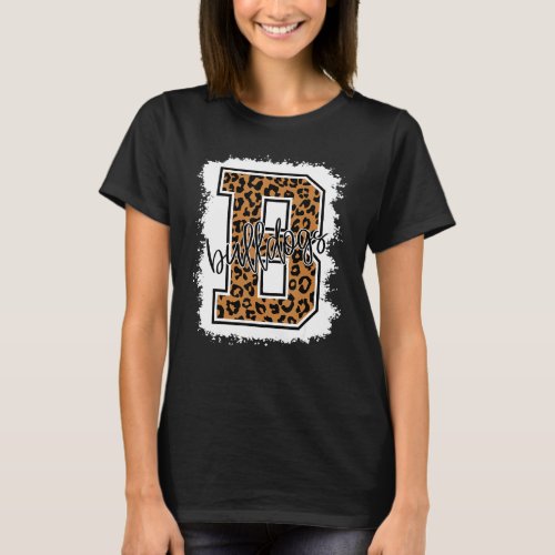 Bulldogs School Sports Fan Team Spirit Mascot Blea T_Shirt