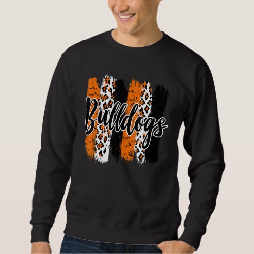 Bulldogs School Sports Fan Team Spirit Mascot Sweatshirt