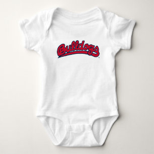 Bulldogs Script Baby Bodysuit