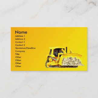 Bulldozer Business Card