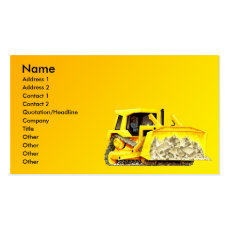 Bulldozer Business Card 
