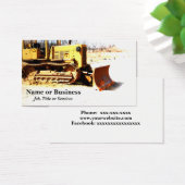 bulldozer business card (Desk)