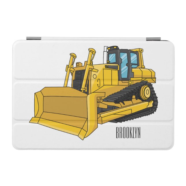 Bulldozer cartoon illustration  iPad mini cover (Horizontal)