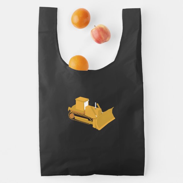 Bulldozer Construction Truck Reusable Bag (Insitu)