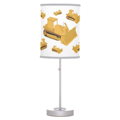 Bulldozer Construction Truck Table Lamp