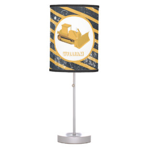 Bulldozer Construction Truck Table Lamp