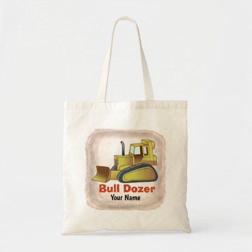 BullDozer custom name Tote Bag