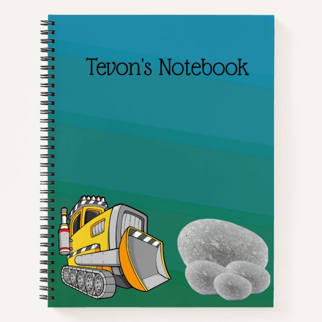 Bulldozer custom notebook (Front)