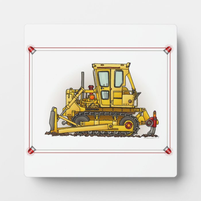 Bulldozer Dozer Display Plaques