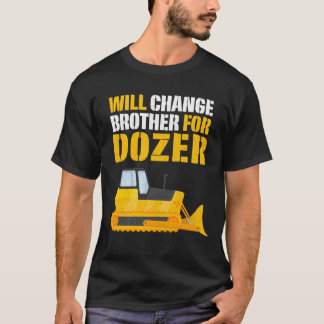 bulldozer earthmover tilt dozer birthday boy gift T-Shirt