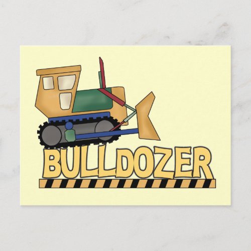 Bulldozer Tshirts and Gifts Postcard