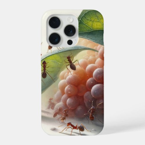 Bullet Ants in the Morning Light IREF454 _ Waterco iPhone 15 Pro Case