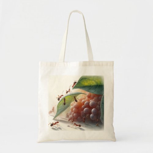 Bullet Ants in the Morning Light IREF454 _ Waterco Tote Bag