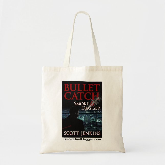 Bullet Catch - Small Tote, white Tote Bag (Front)