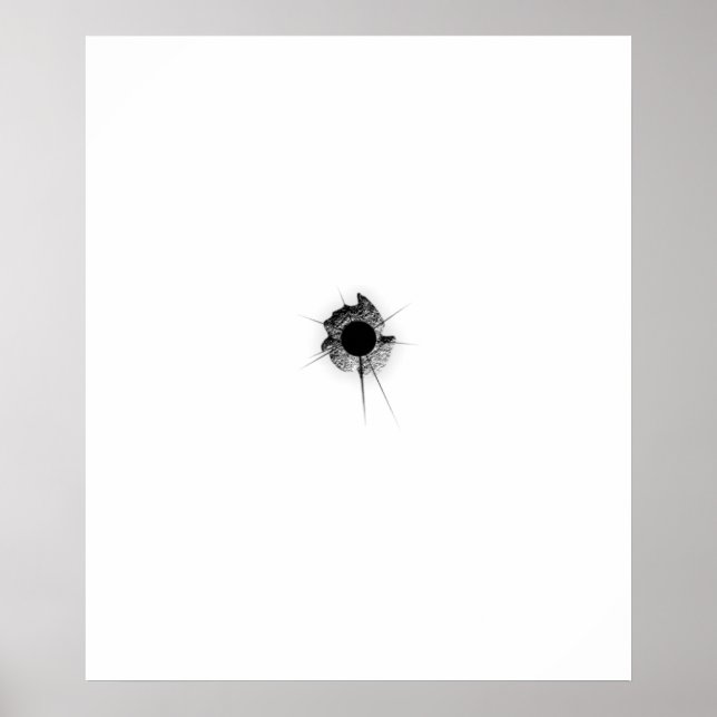 Bullet hole poster (Front)