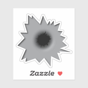 Bullet Hole Stickers - 22 Results | Zazzle Bullet Hole Stickers - 22 Results | Zazzle