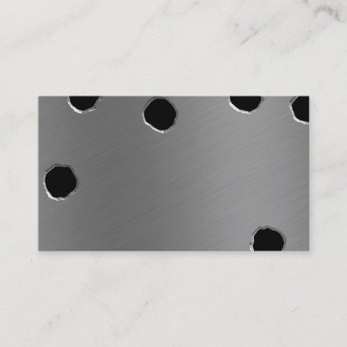 Bullet Holes Business Card