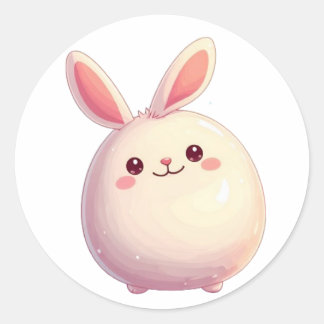 Bullet Journaling Series21 - Cute Rabbit 3 Classic Round Sticker